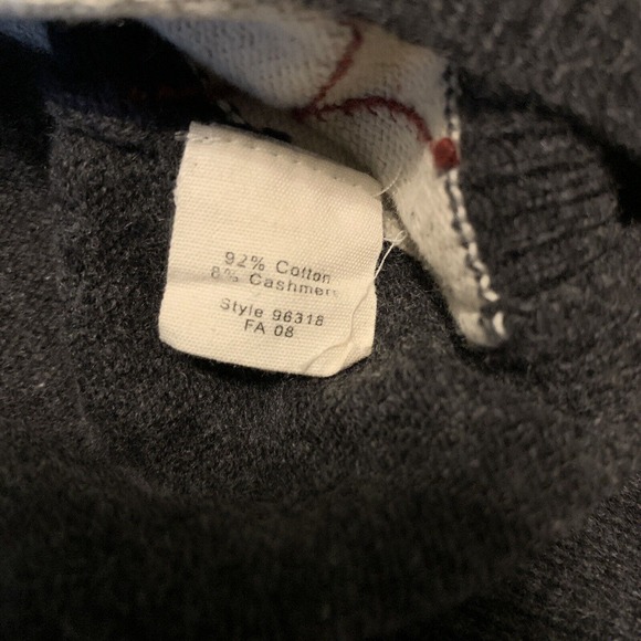 J. Crew Argyle Mens Size XL Cotton Cashmere Blend Sweater - Picture 5 of 7